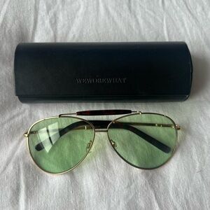 WeWoreWhat Aviator Sunglasses